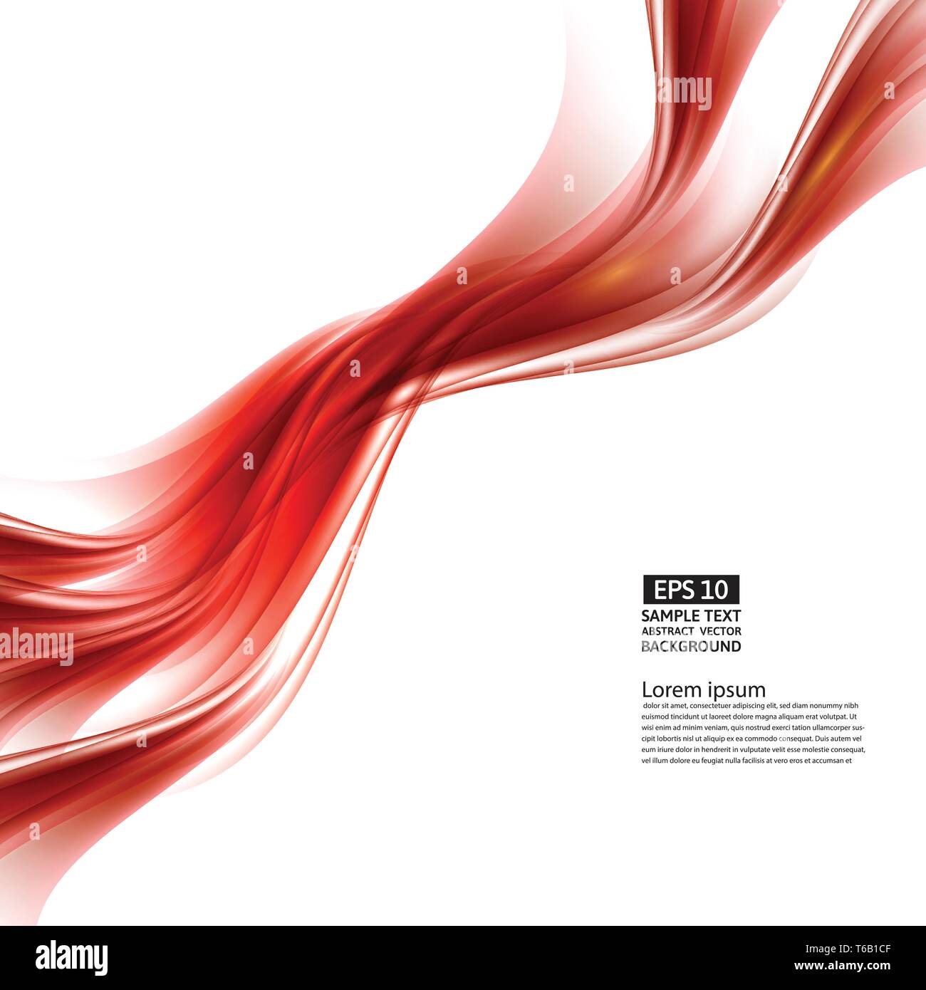 Abstract red background with geometric pattern of lines. Wave and ...
