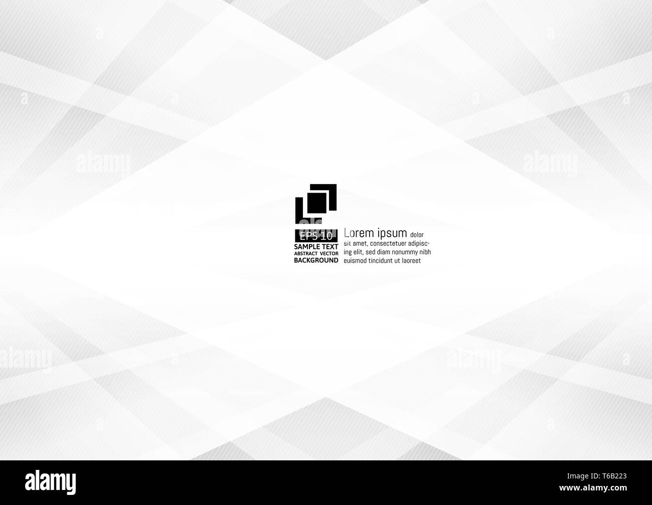 Abstract gray and white color geometric modern design vector background ...