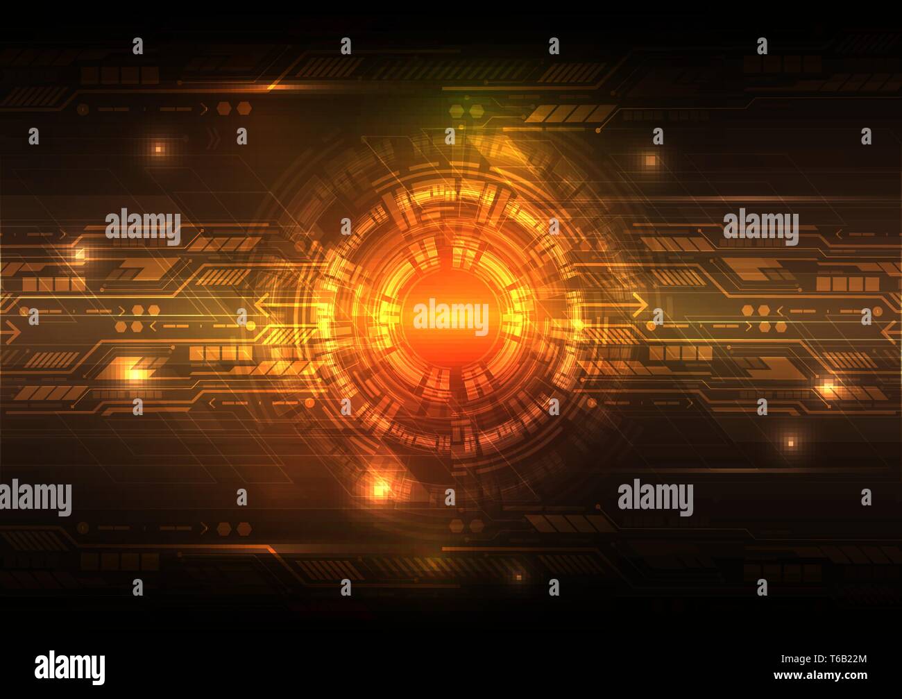 Digital technology abstract background concept, vector illustration ...