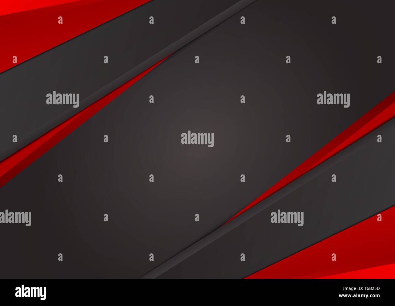 Black and red geometric abstract vector background with copy space ...