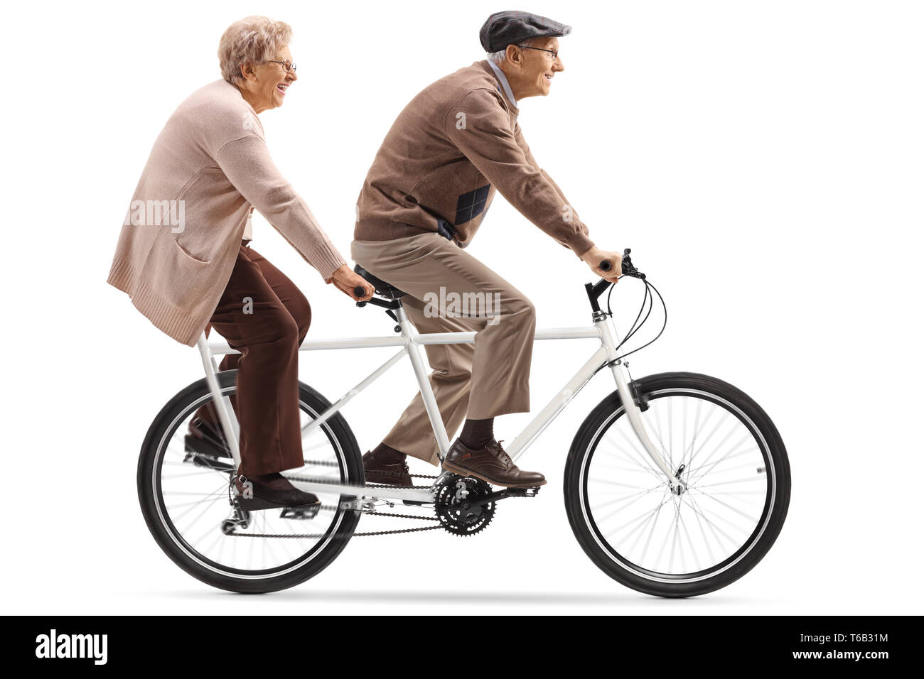 Side By Side Tandem Bicycle High Resolution Stock Photography and