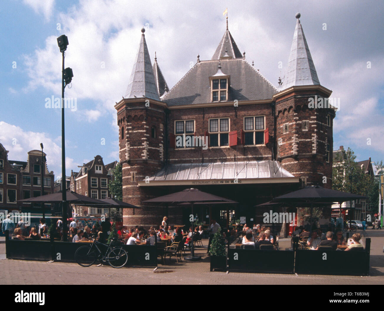 Netherlands, Amsterdam, Nieuwmarkt, In De Waag Cafe and Restaurant Stock Photo