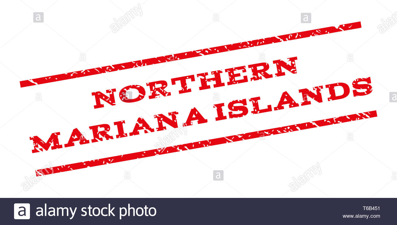 Northern Mariana Islands Watermark Stamp Stock Photo 244877837
