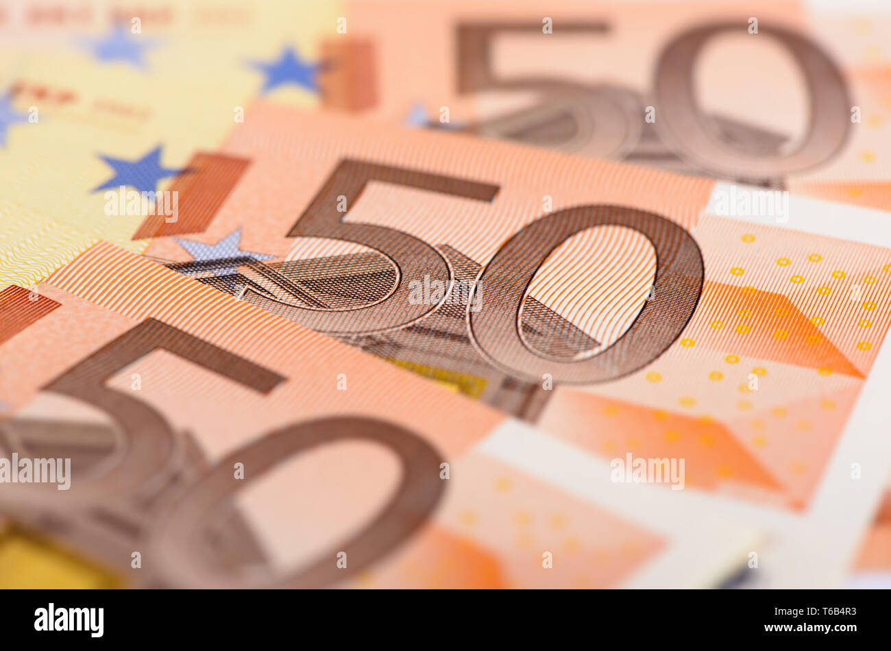 euro banknotes Stock Photo