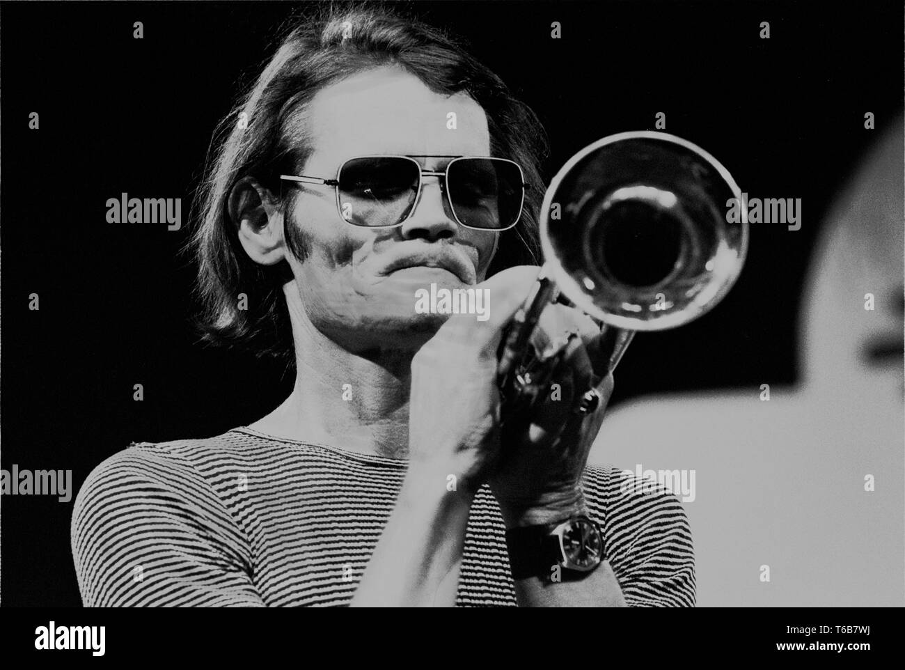 Chet Baker at Singer Concert Zaal Laren for a TV recording
