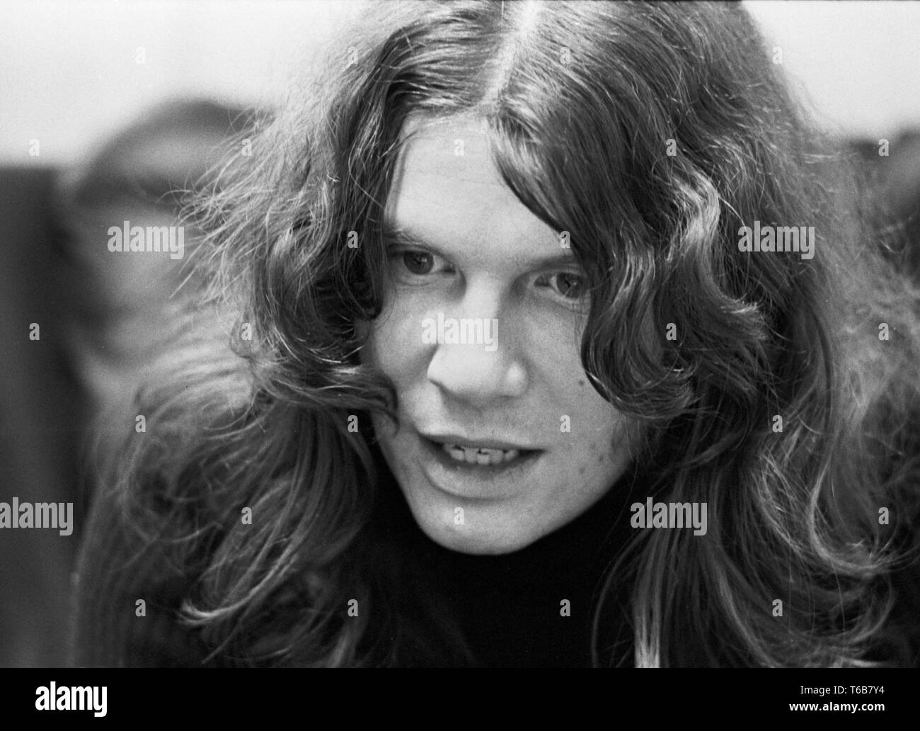 LONDON - 1971: Rod Argent from Argent posed in London in 1971 Stock