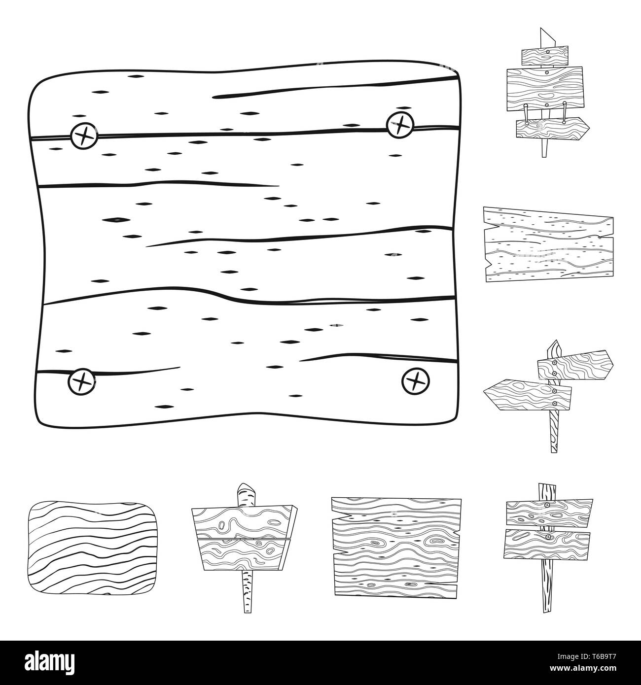 Board Signage Billboard Plywood Handmade Brown Road Fence Nails