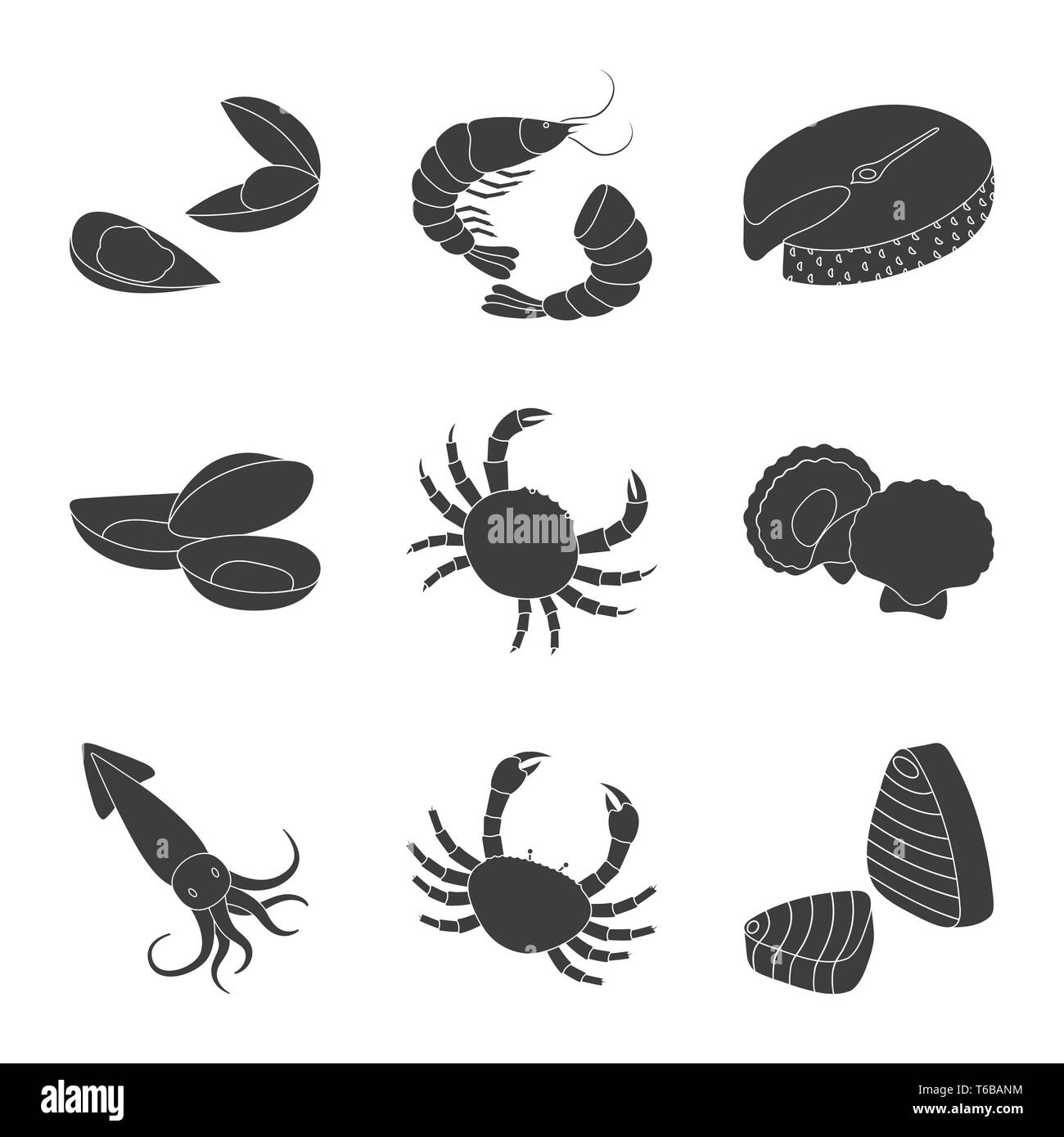 mussel,shrimp,salmon,crab,jellyfish,octopus,clam,prawn,fish,jelly,shell