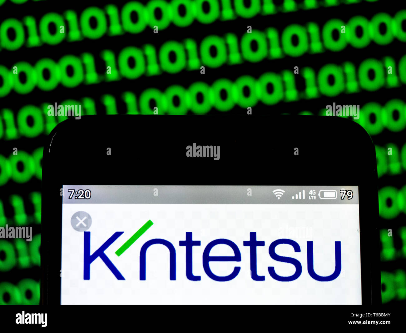 In this photo illustration a Kintetsu Department Store Co., Ltd. logo