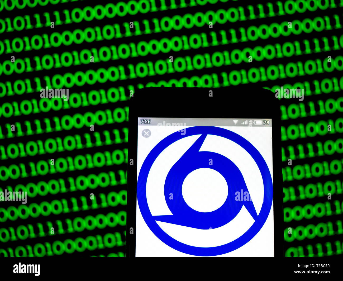 In this photo illustration a Kintetsu Railway Co., Ltd. logo seen