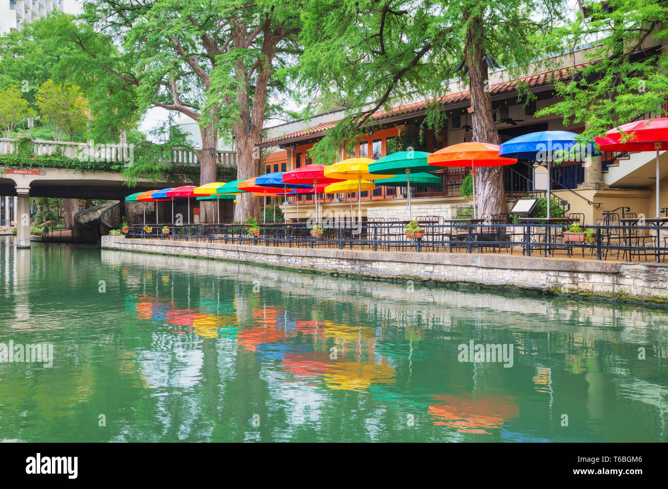 River walk in San Antonio Stock Photo Alamy