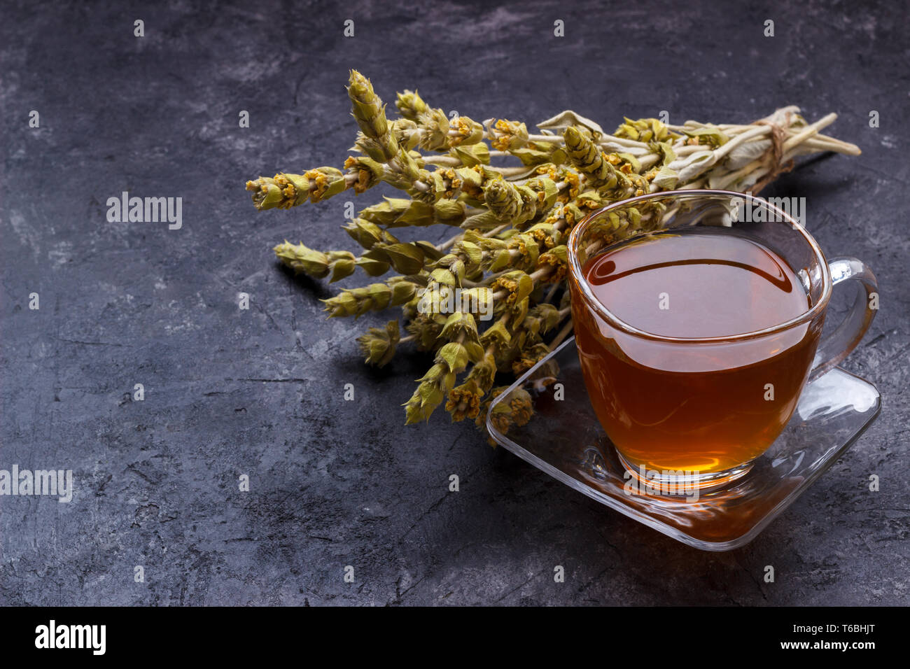 Mountain herbal tea Stock Photo