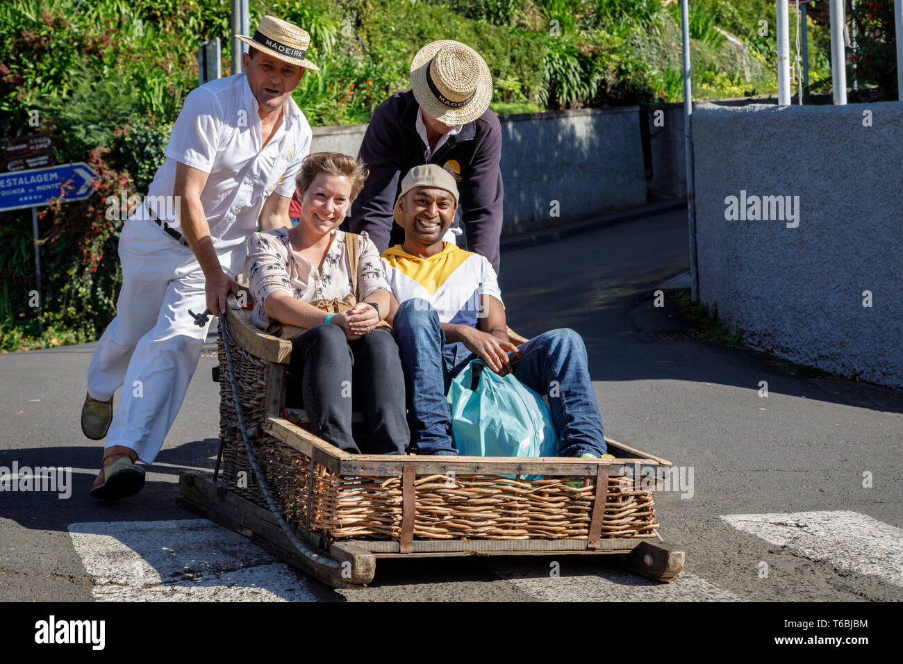 Toboggan ride madeira hires stock photography and images Alamy