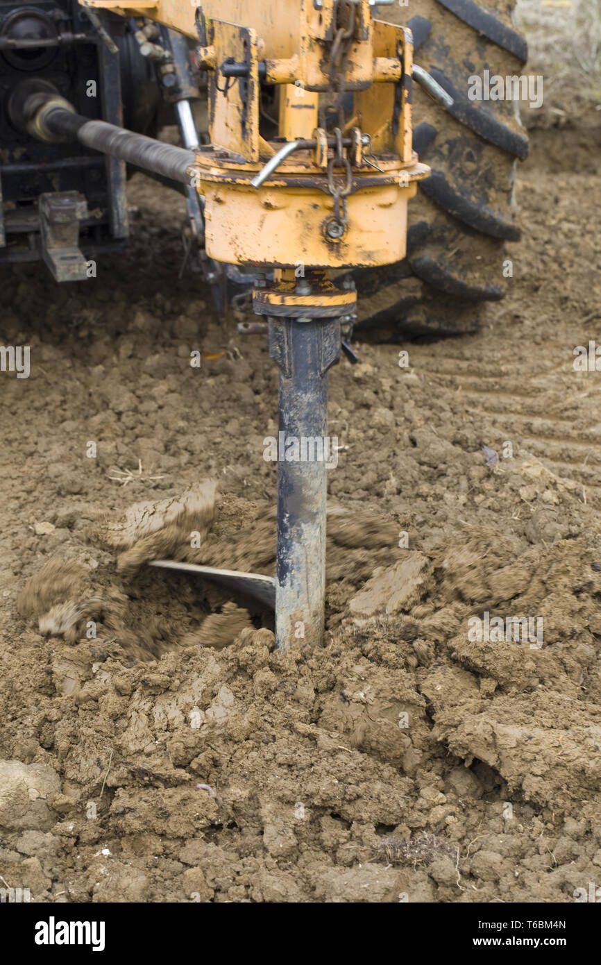 Drilling Rig Boring Hole Stock Photo Alamy