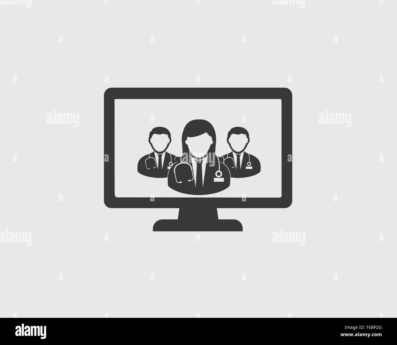 Online Medical Help Icon Stock Vector Image & Art - Alamy