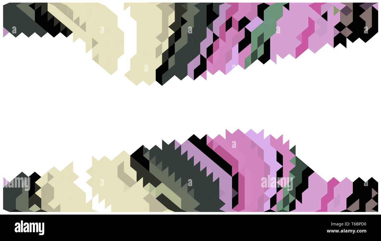 Cube pixel pattern set hi-res stock photography and images - Alamy