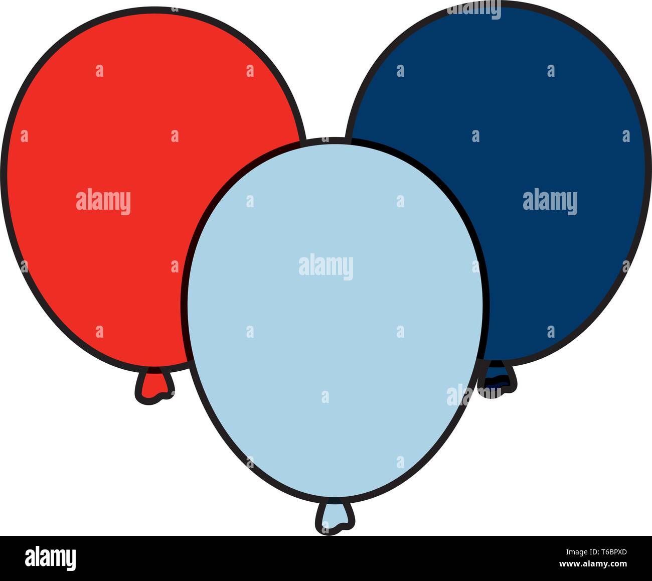 balloons helium floating icons Stock Vector Image & Art - Alamy
