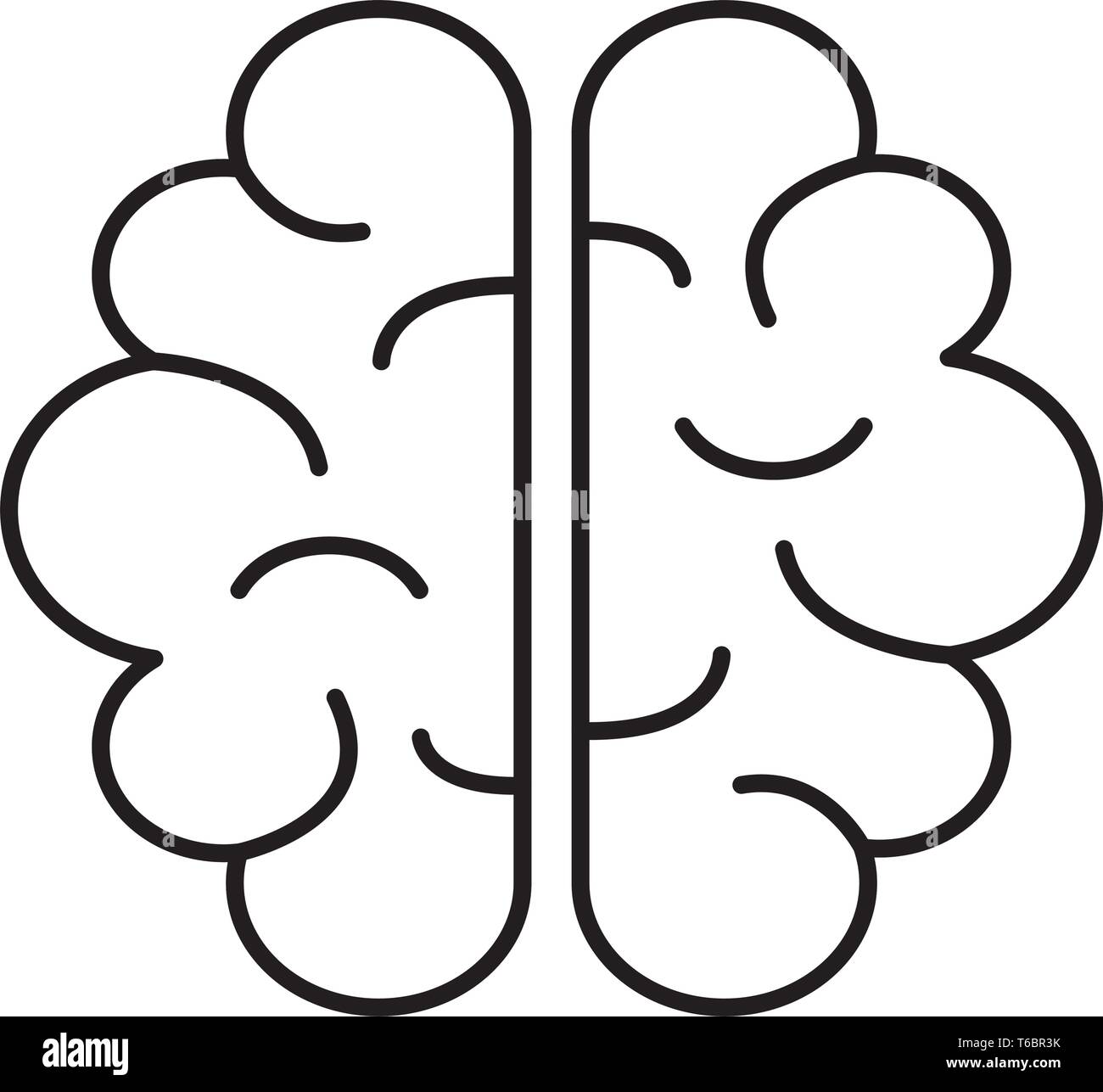 brain human organ icon Stock Vector Image & Art - Alamy