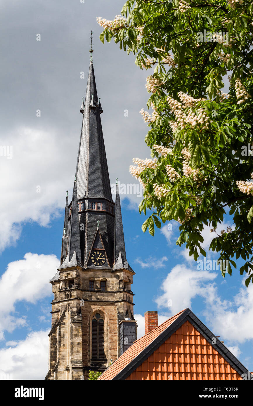 Historic City of werningerode, Harz, Central Germany Stock Photo
