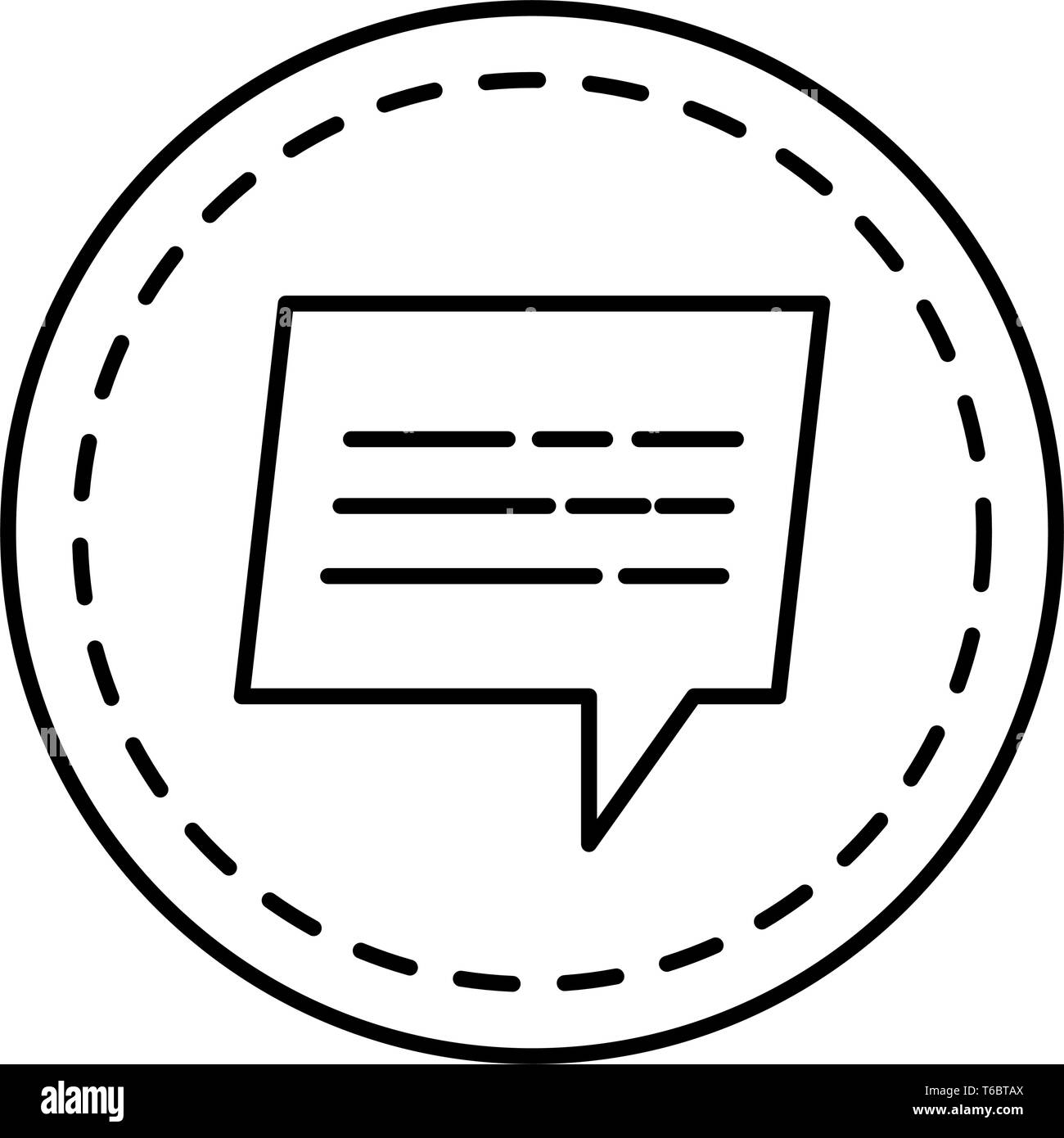 speech bubble message icon Stock Vector Image & Art - Alamy