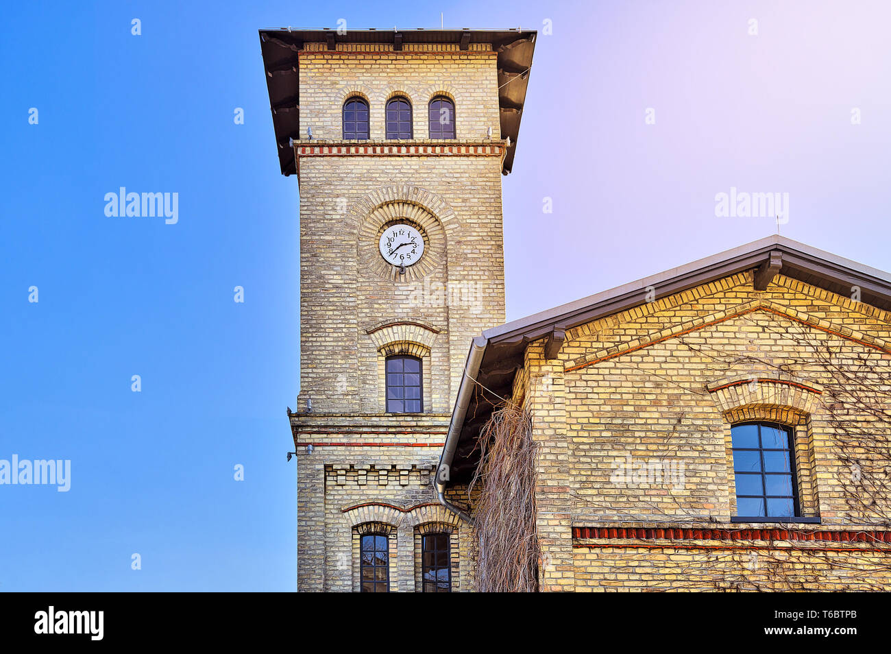 Yellow Clock Tower High Resolution Stock Photography and Images - Alamy