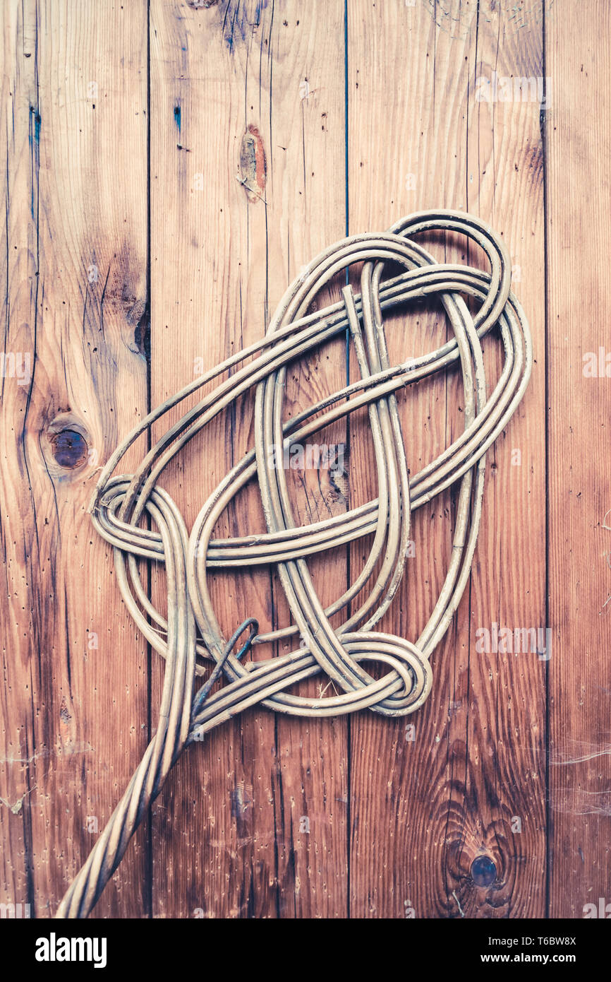 old carpet beater Stock Photo Alamy