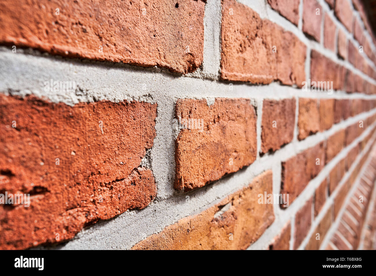 Wall made of bricks Stock Photo