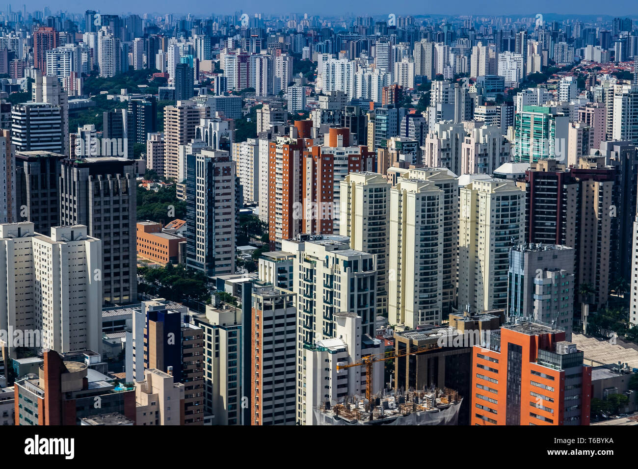 Carte Postale – São Paulo – Vue Aérienne De La Ville – Brésil – APCP2-0087