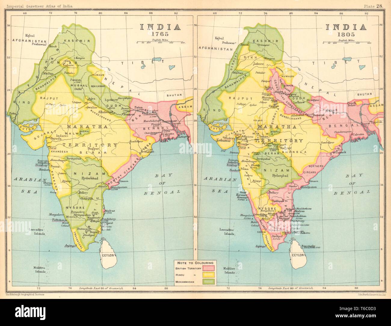 old historical maps of india Historical Map India High Resolution Stock Photography And Images old historical maps of india