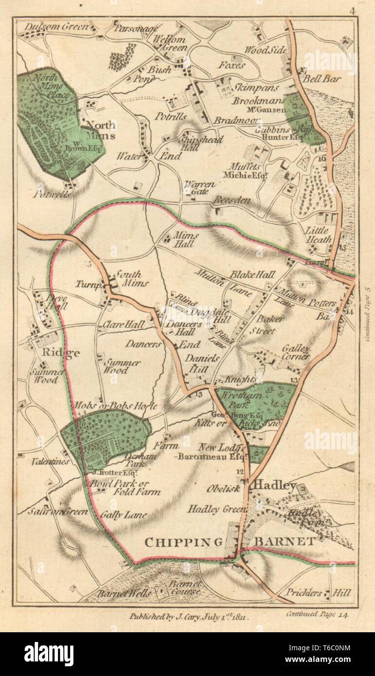 POTTERS BAR. Green,Monken Hadley,Borehamwood,N/S Mimms