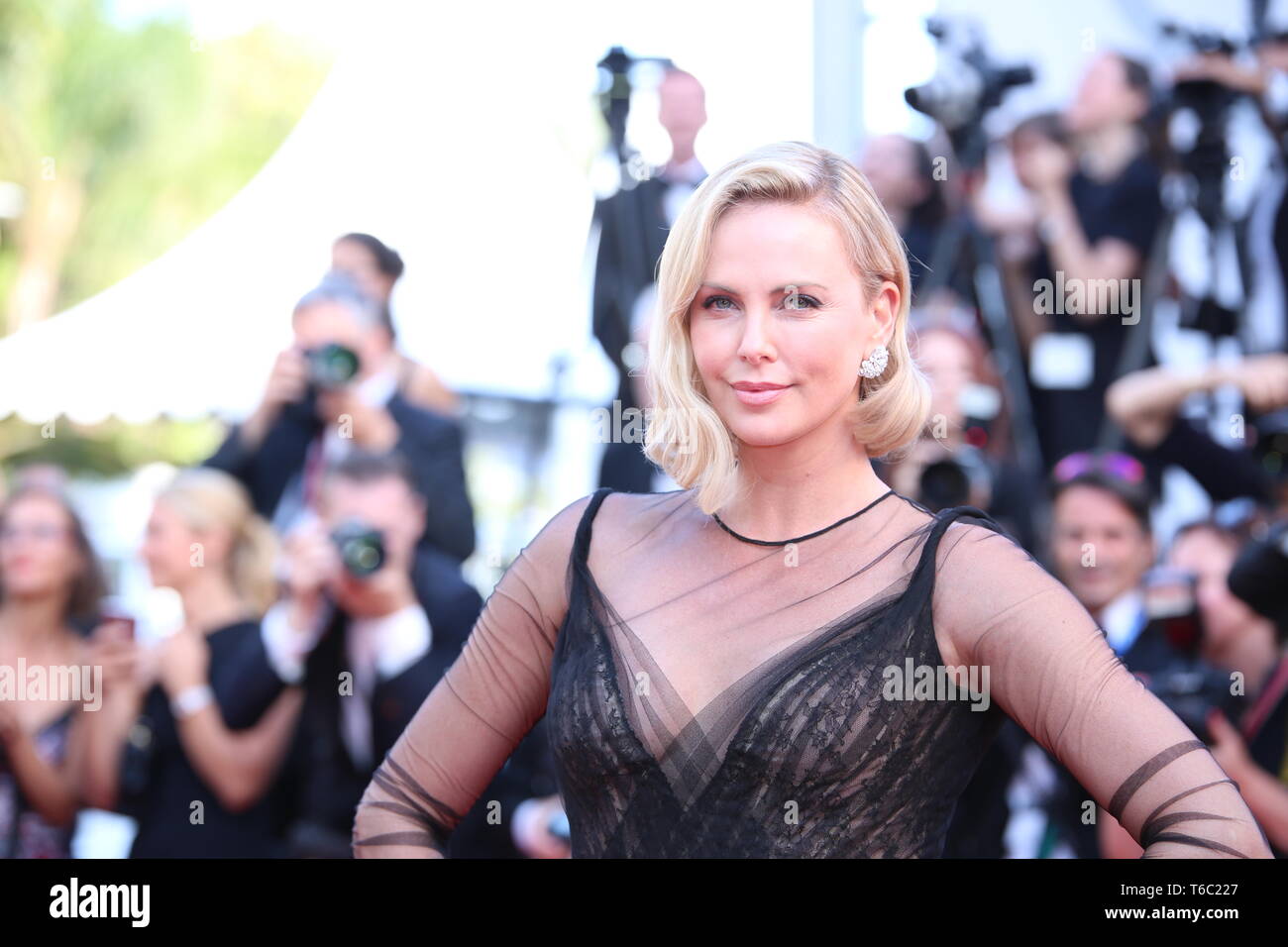 CANNES, FRANCE – MAY 23, 2017: Charlize Theron on the Cannes Film