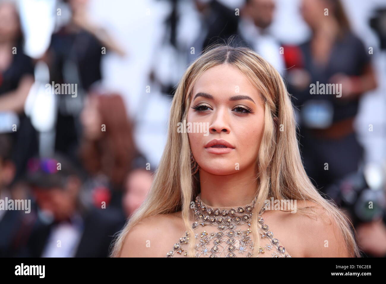 CANNES, FRANCE – MAY 23, 2017: Rita Ora on the Cannes Film Festival