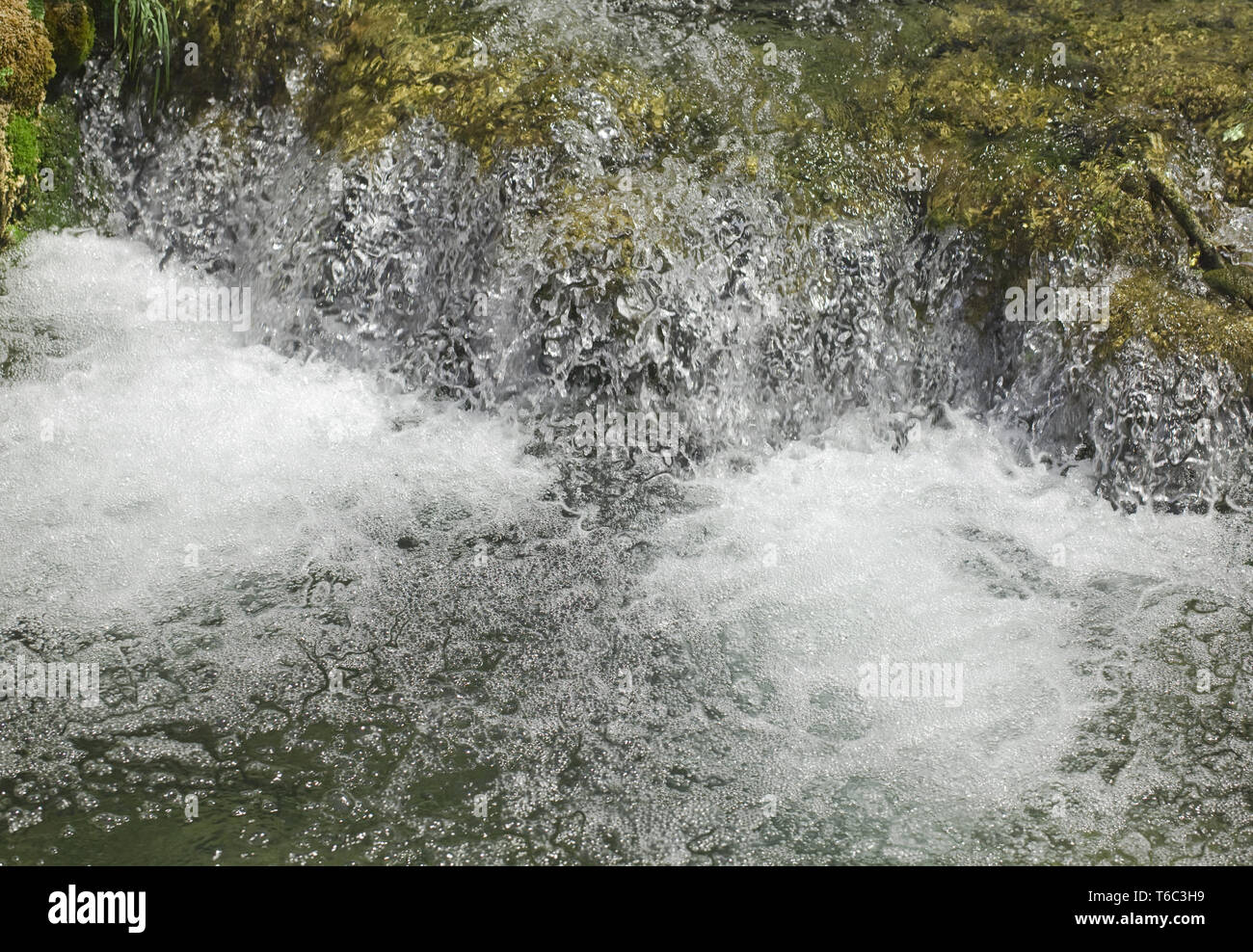 Rivulet Waterfall Cascade Stock Photo Alamy
