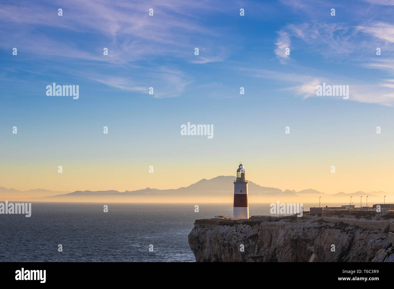 Gibraltar, Europa Point Lighthouse Stock Photo - Alamy