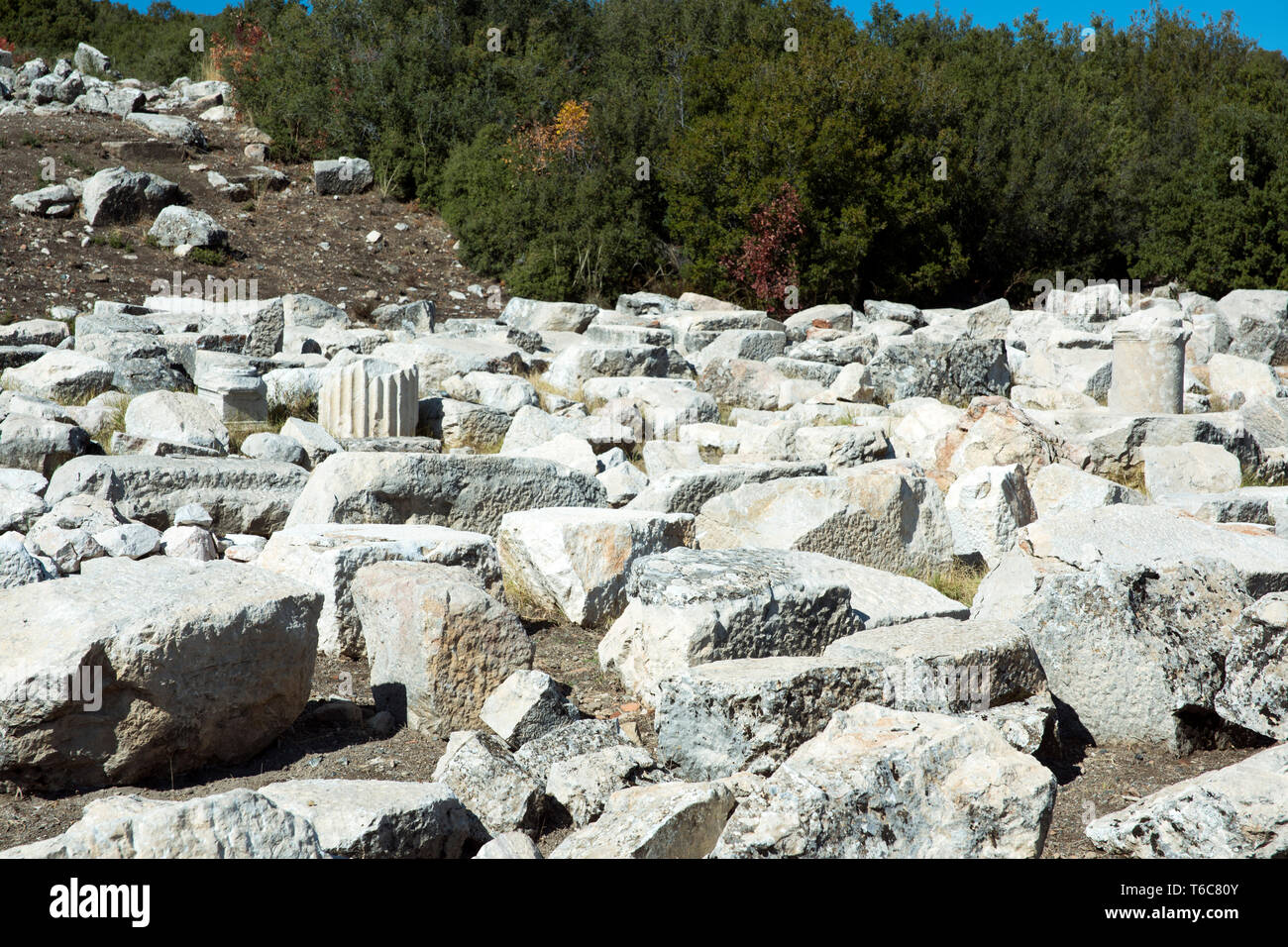 Asien, Türkei, Provinz Burdur, Gölhisar, Ausgrabungen der antiken Stadt