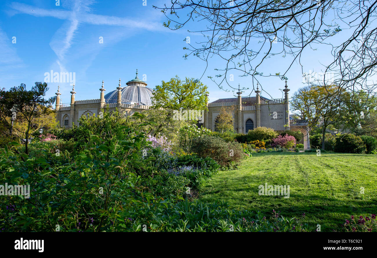 Royal Pavilion and Gardens Brighton UK Stock Photo Alamy