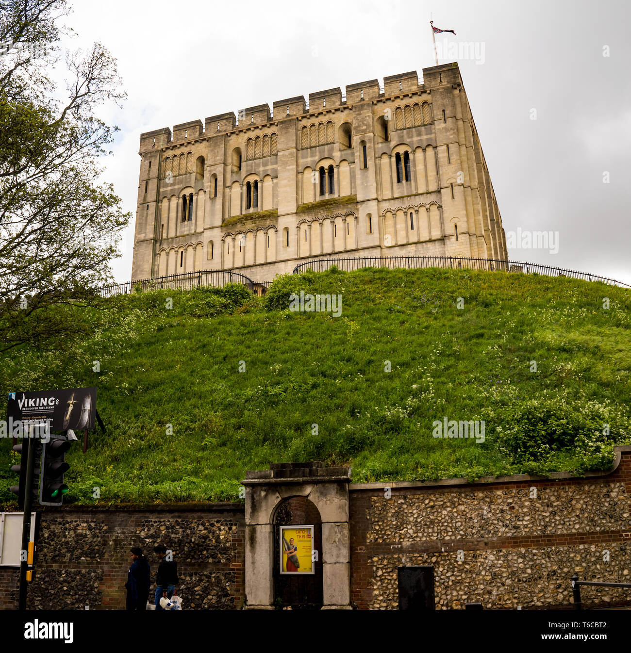 The Historic Norwich Castle In The City Of Norwich Norfolk This Castle Was Once Used To Protect The City However It Is Now A Museum Stock Photo Alamy