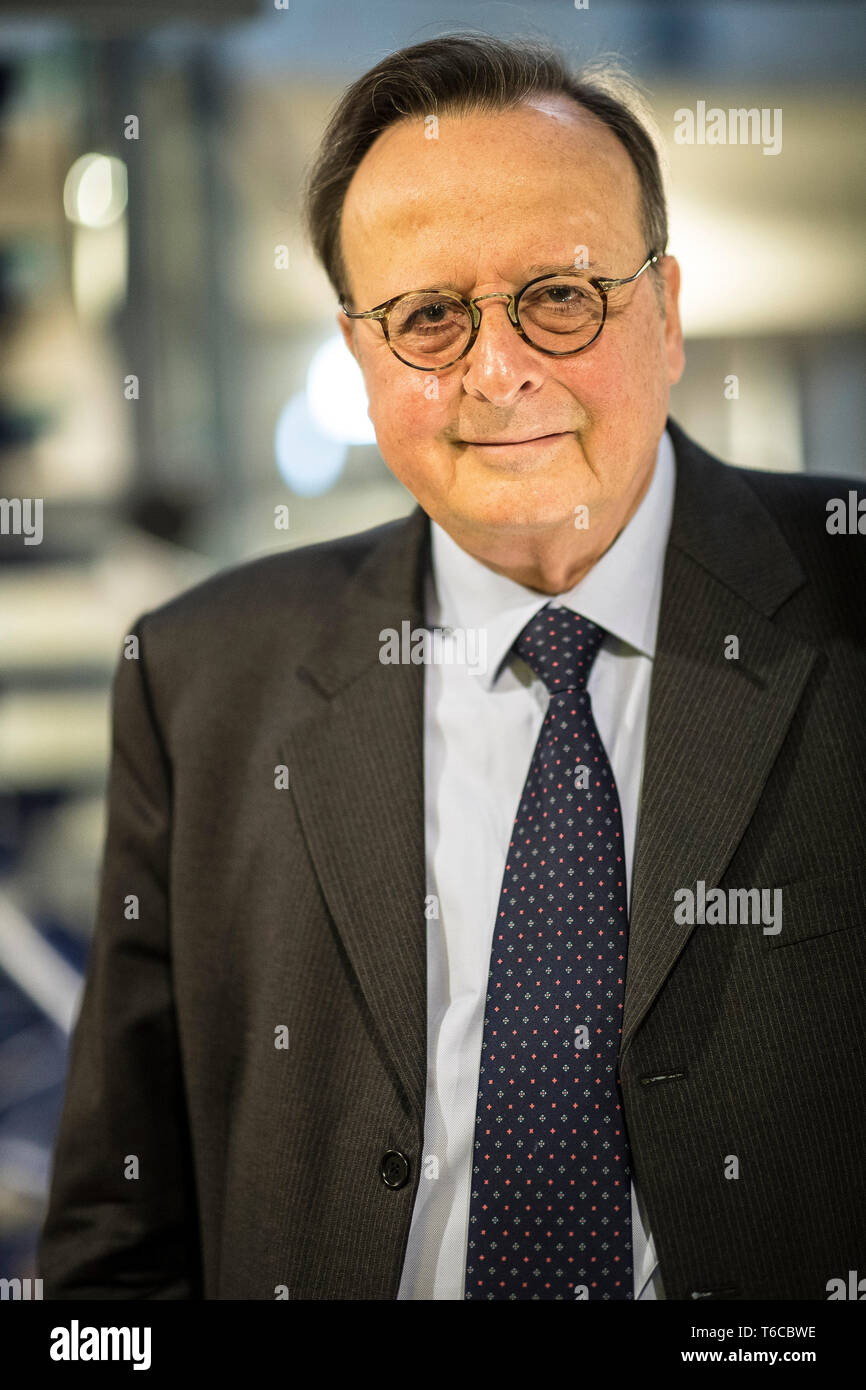 Strasbourg (Alsace region, north-eastern France): Guido Raimondi, president of the European Court of Human Rights Stock Photo