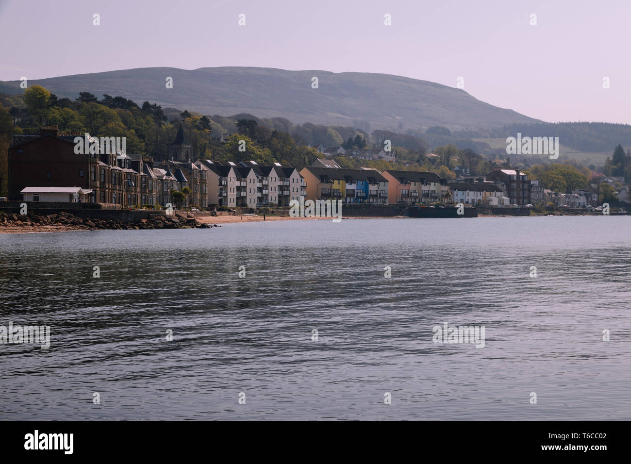 Fairlie Village to Largs Town Coastline Scotland 2 Stock Photo Alamy