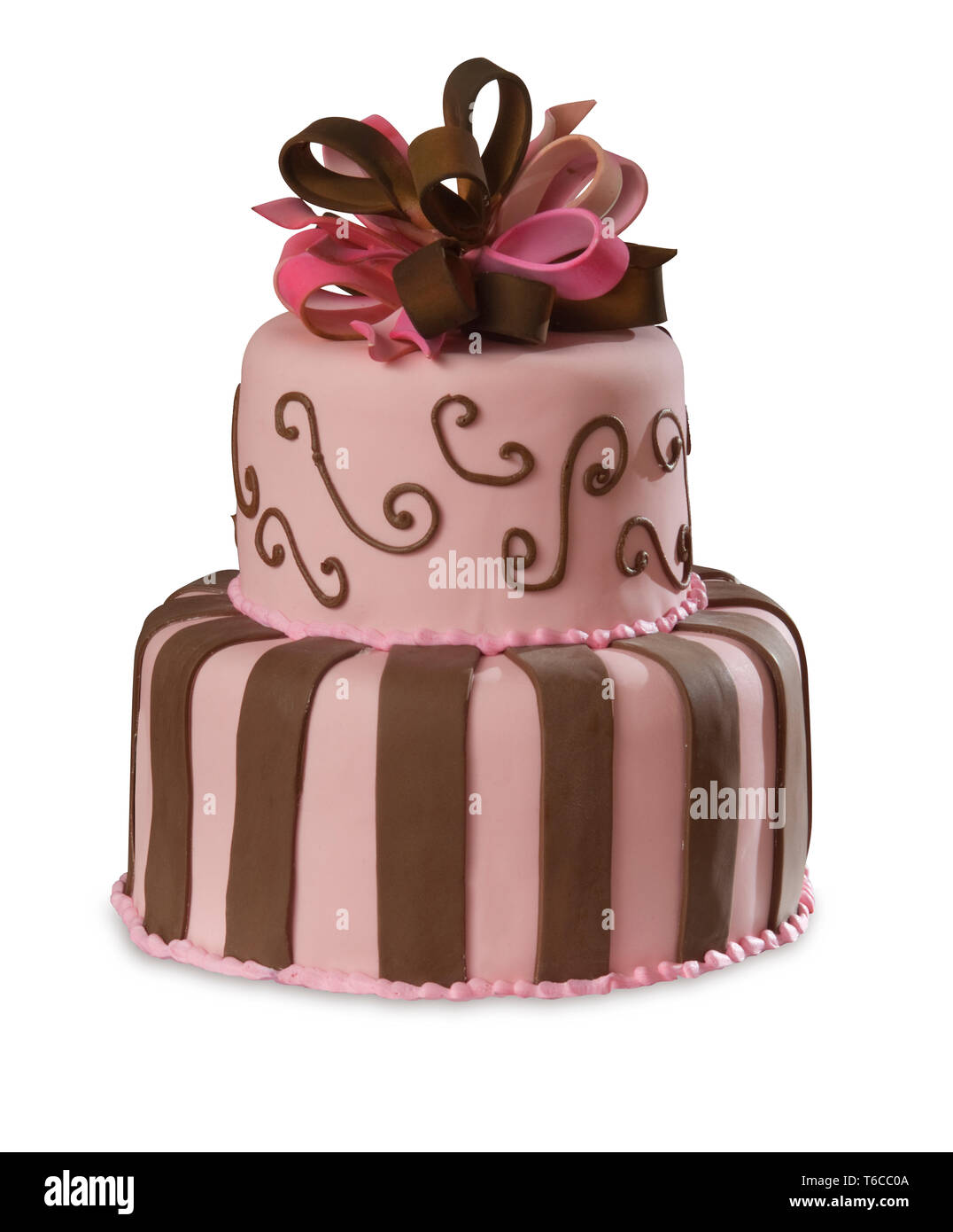 Cake stand with cake spatula Cut Out Stock Images & Pictures - Alamy