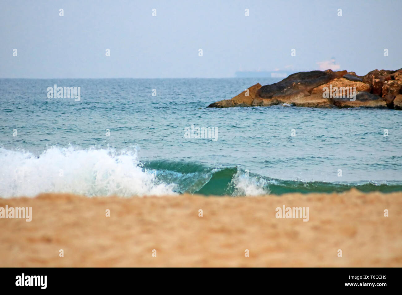 The Mediterranean Sea in Ashkelon National Park, Israel Stock Photo - Alamy