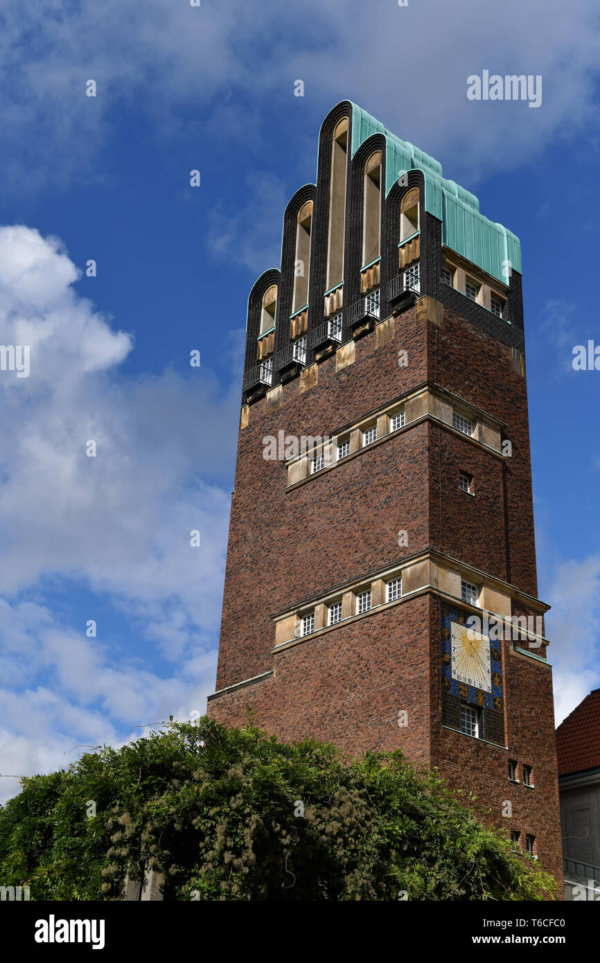 Darmstadt wedding tower Stock Photo - Alamy