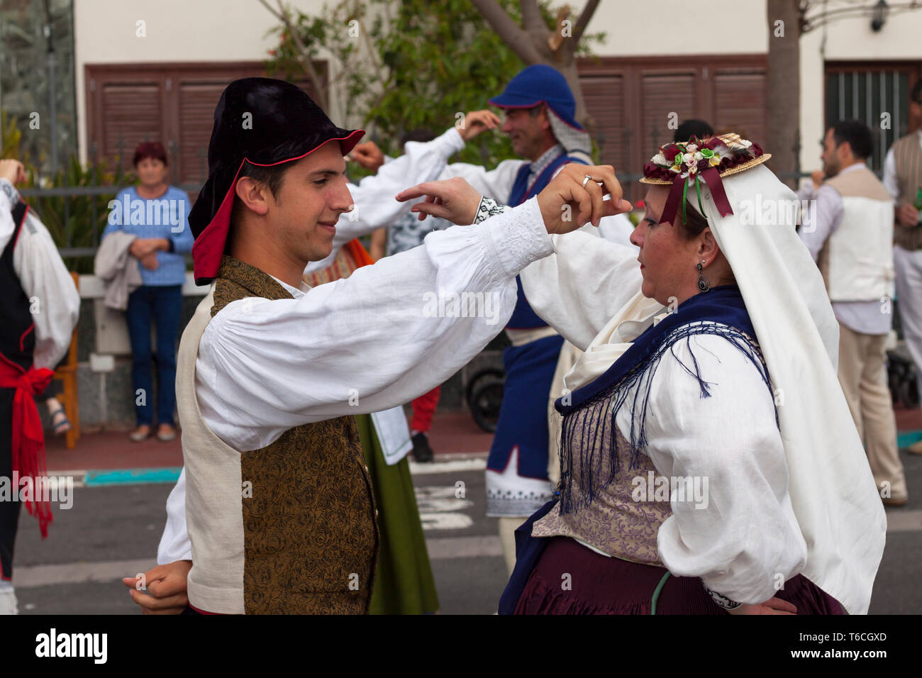 Romería Cardones, Arucas, Gran Canaria Stock Photo