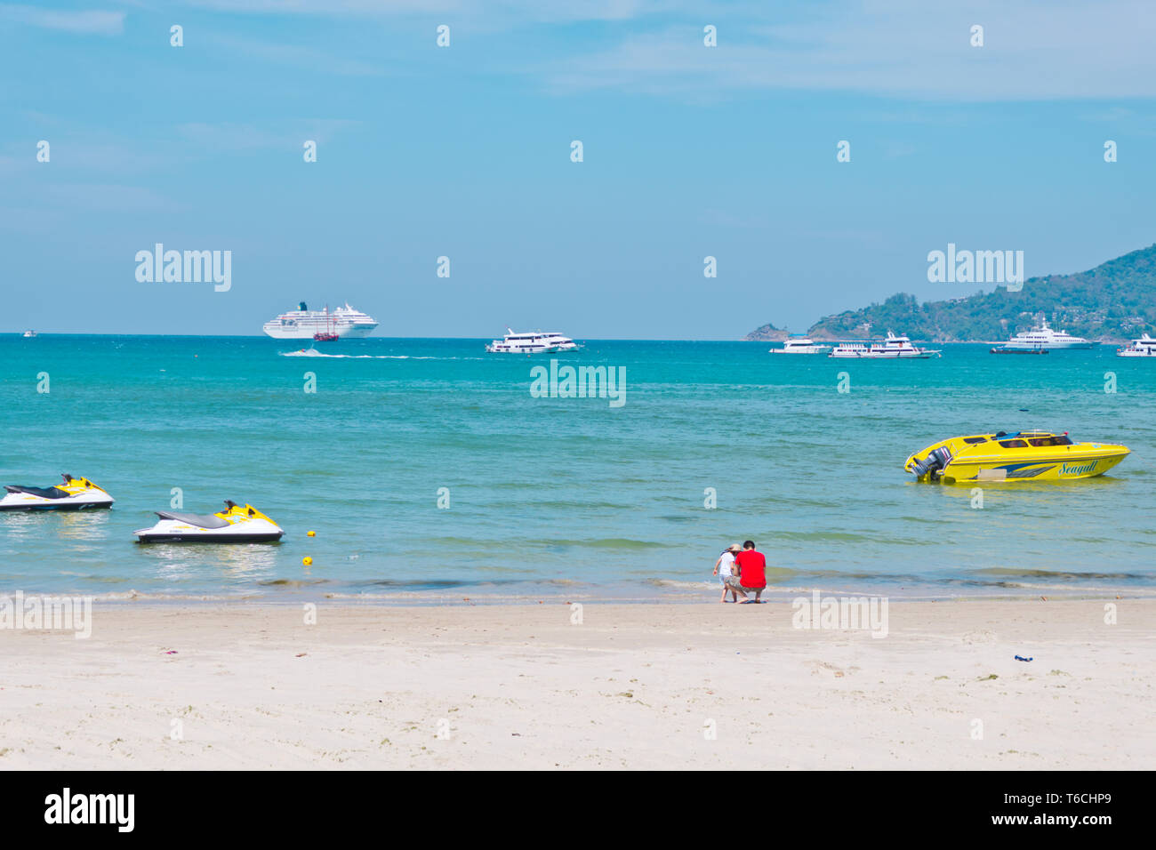Hat Patong, beach, Patong, Phuket island, Thailand Stock Photo - Alamy