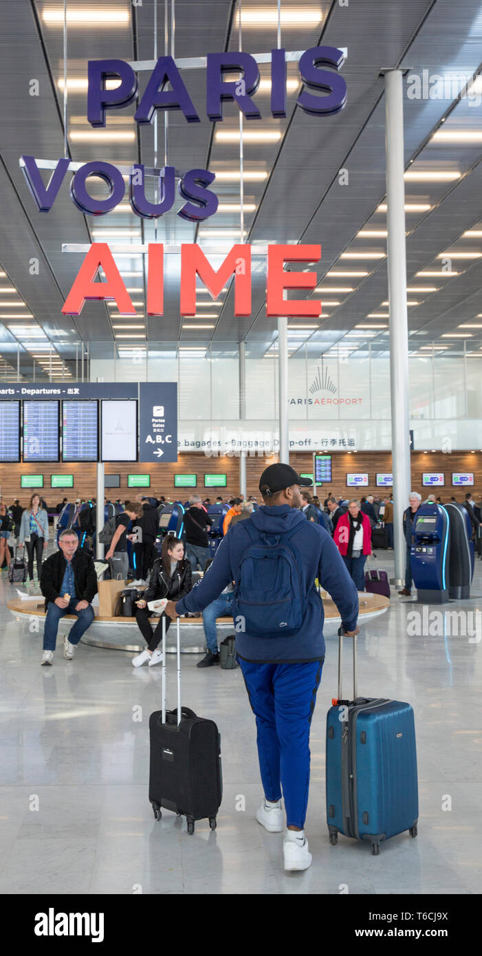 ORLY AIRPORT THE NEW TERMINAL 3 Stock Photo