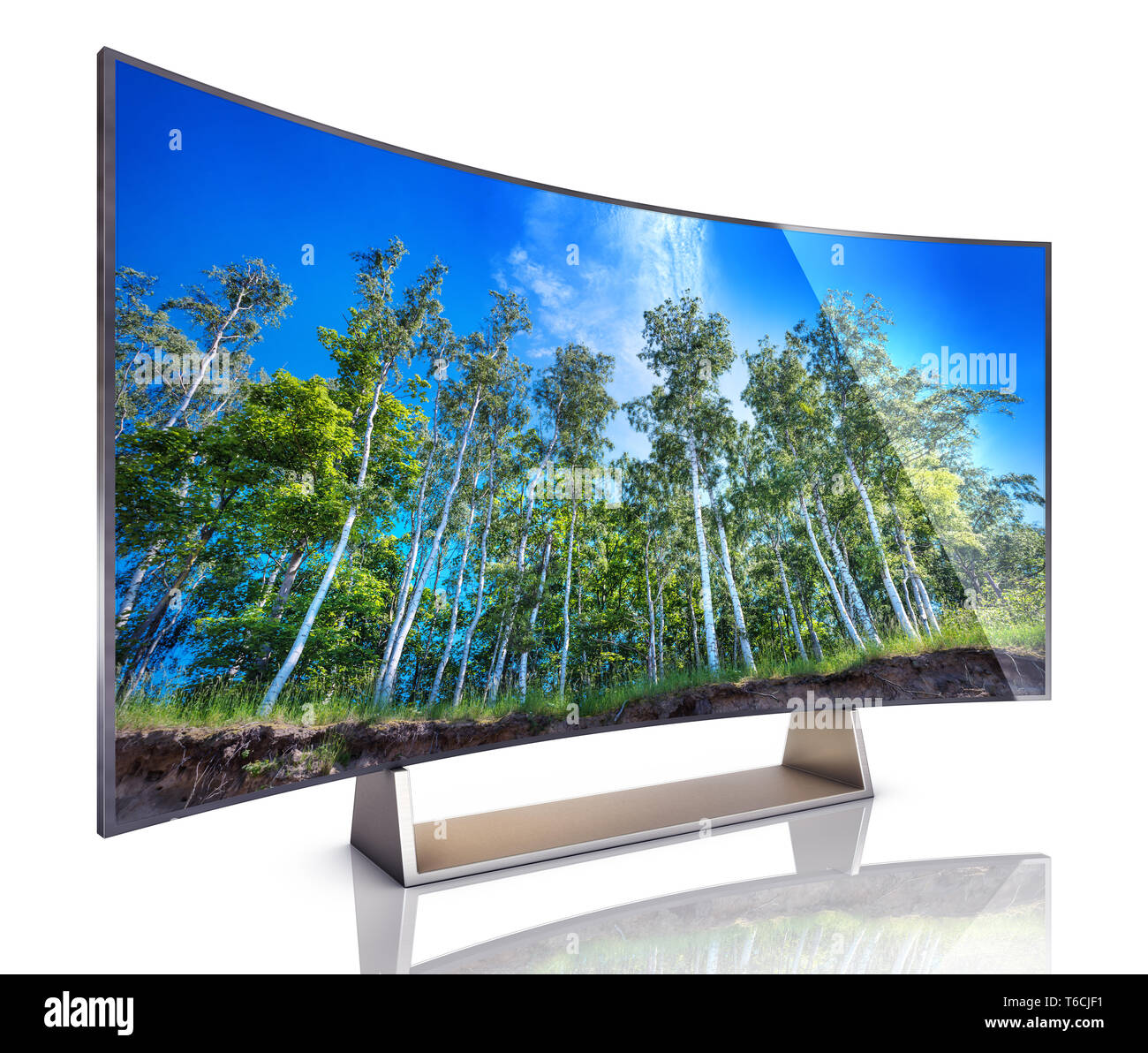 Curved tv hi-res stock photography and images - Alamy