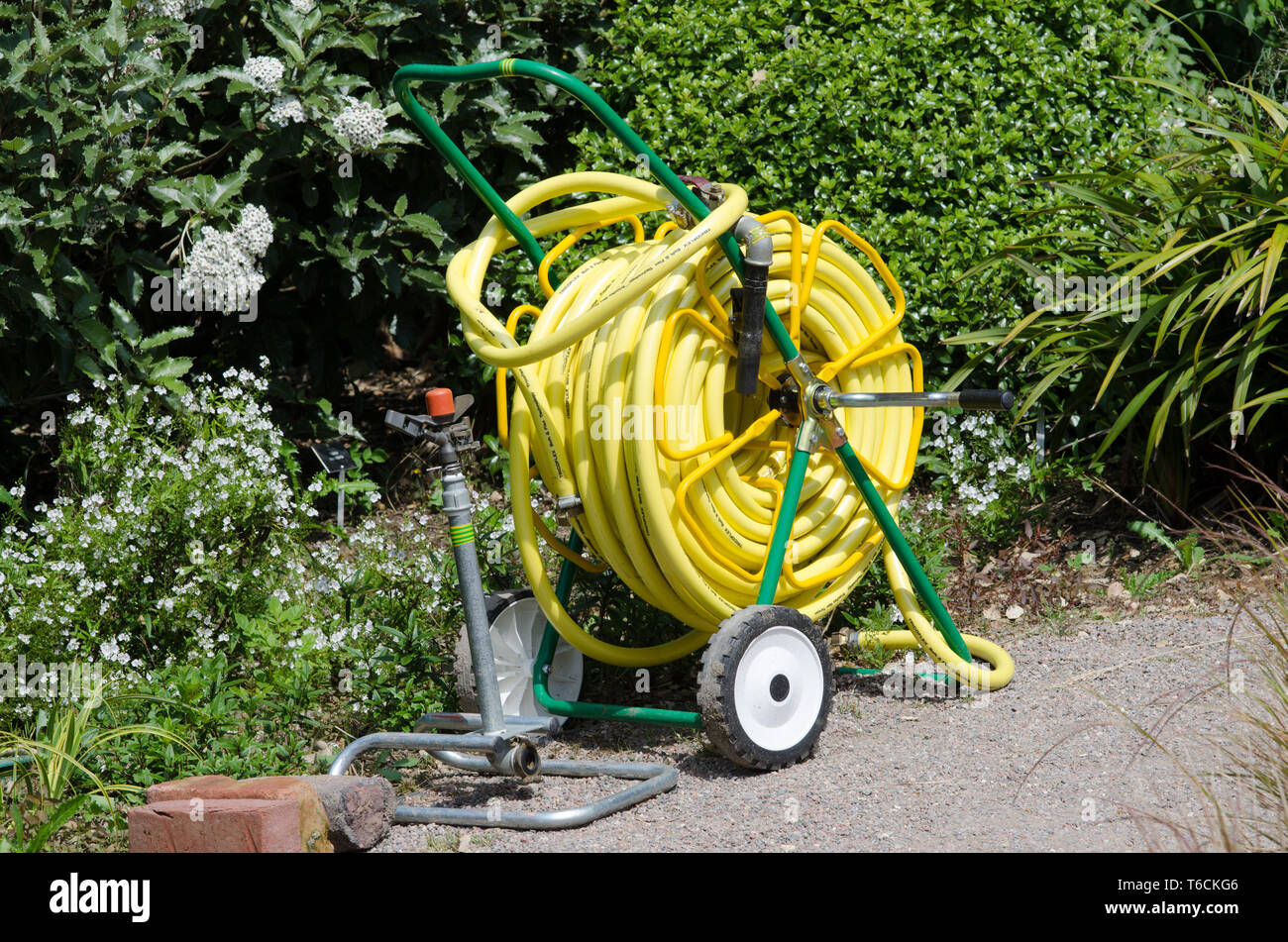 Irrigation Hose reel Stock Photo Alamy