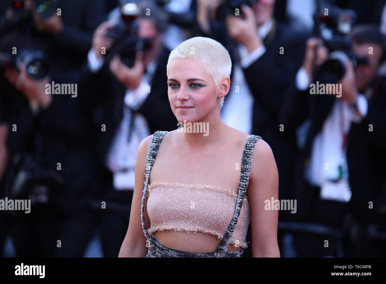 CANNES, FRANCE – MAY 20, 2017: Kristen Stewart attends the '120 Beats per Minute' screening at the 70th Cannes Film Festival (Photo: Mickael Chavet) Stock Photo