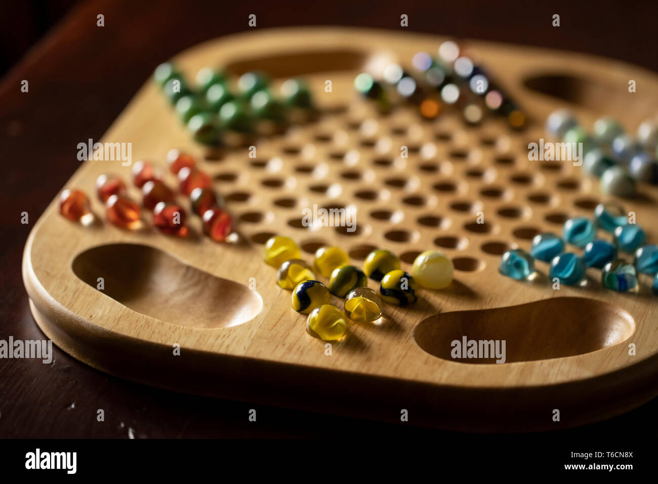 Handmade Wooden Chinese Checkers Board with Wooden Pegs — Three Trees  Workshop