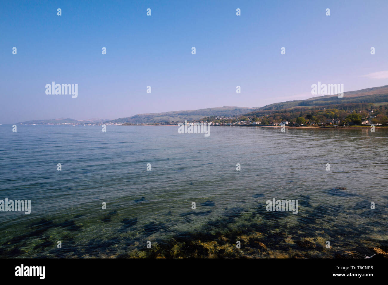 Fairlie Village to Largs Town Coastline Scotland 1 Stock Photo Alamy